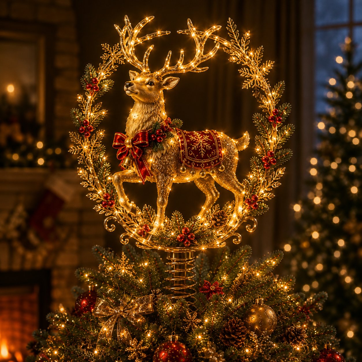 ⏳ Last Day 49% OFF – 🎅  Lighted Christmas Tree Topper Collection ✨