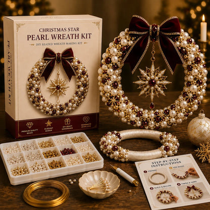 🎄✨ DIY Christmas Wreath Pearl Art Kit🎁