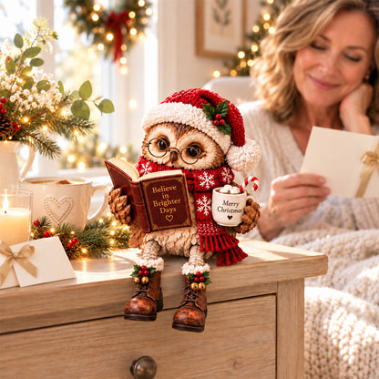 🦉Heartwarming Reading Owl Figurine