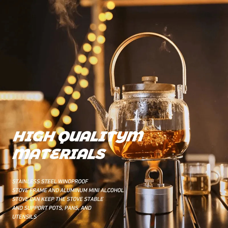 🔥High-Power Portable Mini Outdoor Spirit Burner & Alcohol Stove🍵