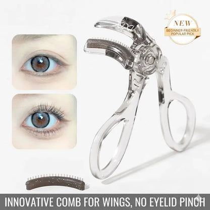 👁️ Perfectly Separated, Salon-Grade Lashes Instantly–Wide-Angle Curler with Built-In Comb! ✨