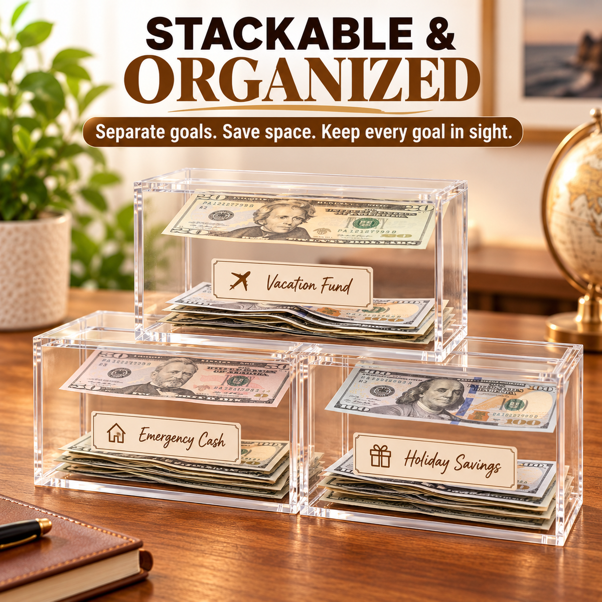 💵 Floating Money Box – Turn Every Bill Into a Satisfying Saving Moment ✨