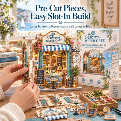 🔥49%OFF🌊🦪 The Seabreeze Oyster Café™-DIY 3D Miniature Coastal Café Kit