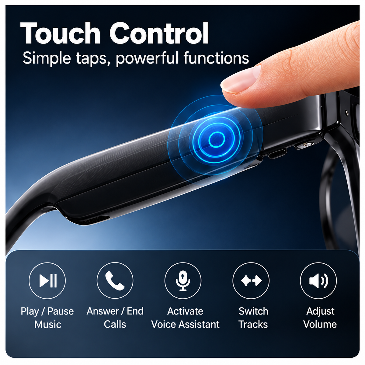 🌍👓 AI Smart Translation Glasses – 164+ Languages, Music, Calls & Everyday Wear