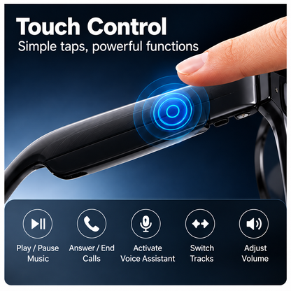 🌍👓 AI Smart Translation Glasses – 164+ Languages, Music, Calls & Everyday Wear