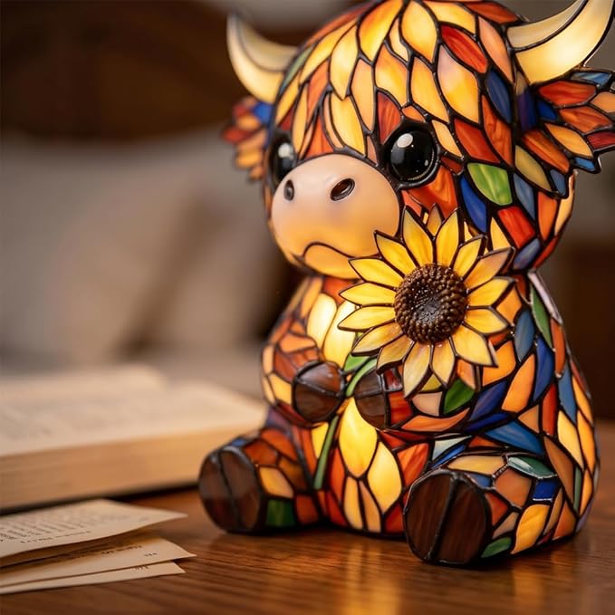 🐂Creative Highland Cow LED Night Light🌻