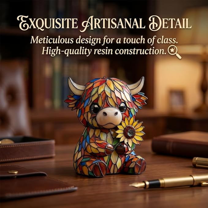🐂Creative Highland Cow LED Night Light🌻
