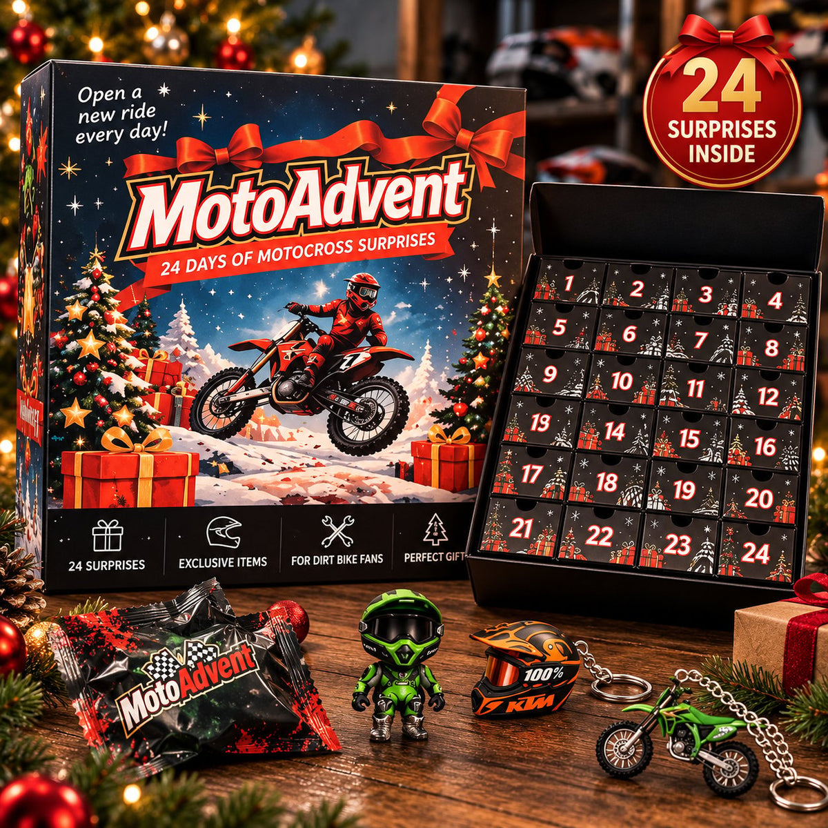 🏁 24-Day Motocross Advent Calendar – A New Dirt Bike Surprise Every Day 🏍️