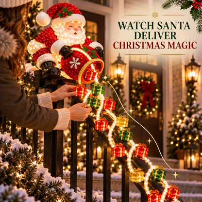 🔥Buy 2 Get 20% OFF🔥🎅 Santa Magic Gift Cascade Railing Light
