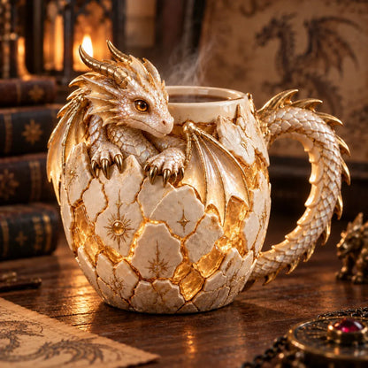 🐉✨ Dragonbound Realms™ 3D Dragon Mug Collection – 6 Fantasy Designs with Sculpted Dragon Details ☕