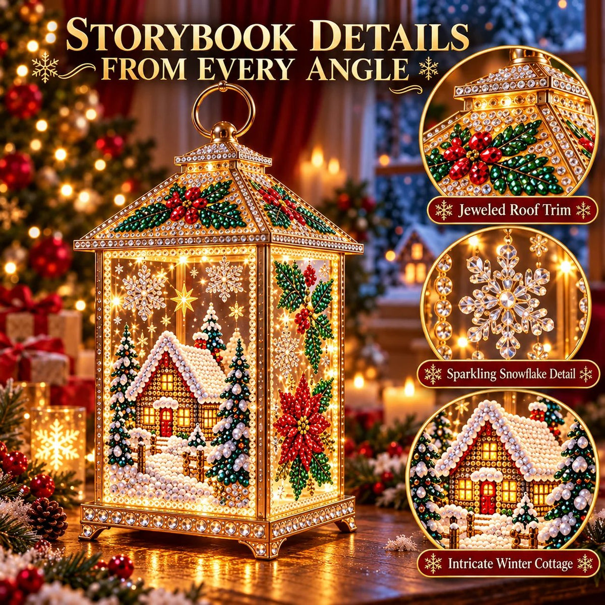 ✨🎁 Christmas Glow™ — DIY Light-Up Diamond Art Lantern
