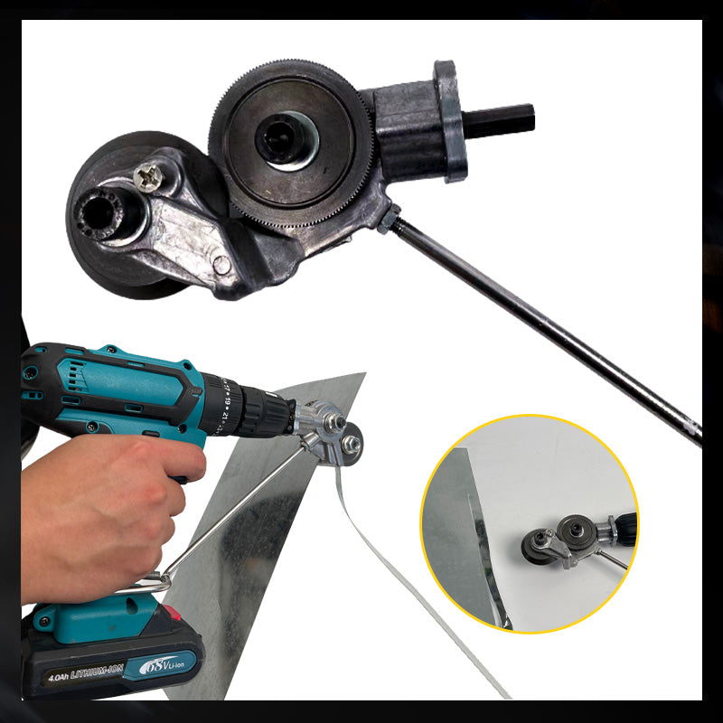 🔥 Metal Nibbler Drill Attachment – Powerful Sheet Metal Cutter for Electric Drills ✂️✨🎯