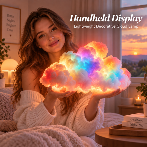 ☁️ DIY Multicolor LED Cloud Lights – Thundercloud Room Decor for a Unique Atmosphere ✨
