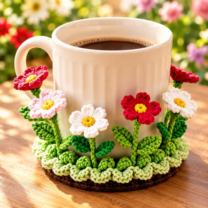 🌸Handmade Crochet Floral Coaster | Everlasting Table Art 🌸