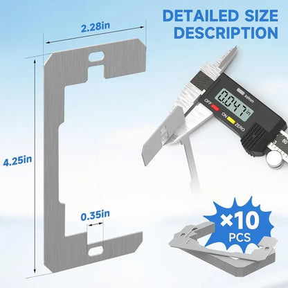 🔌 Metal Wall Plate Spacers – Level Recessed Outlets & Switches