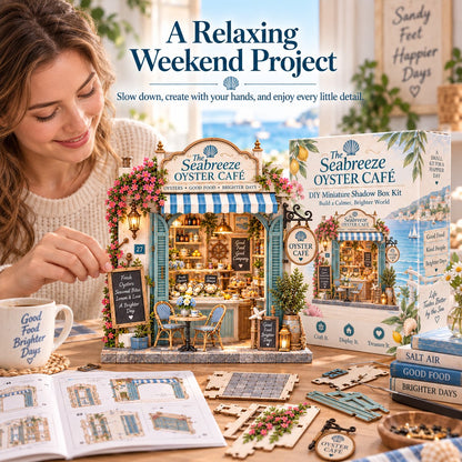 🔥49%OFF🌊🦪 The Seabreeze Oyster Café™-DIY 3D Miniature Coastal Café Kit