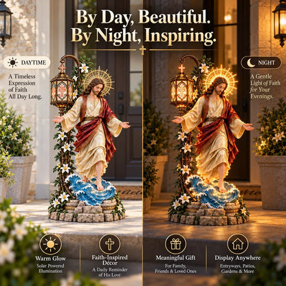 ⏰ LAST DAY 50% OFF ✝️ Jesus Walking on Water Reflection Light