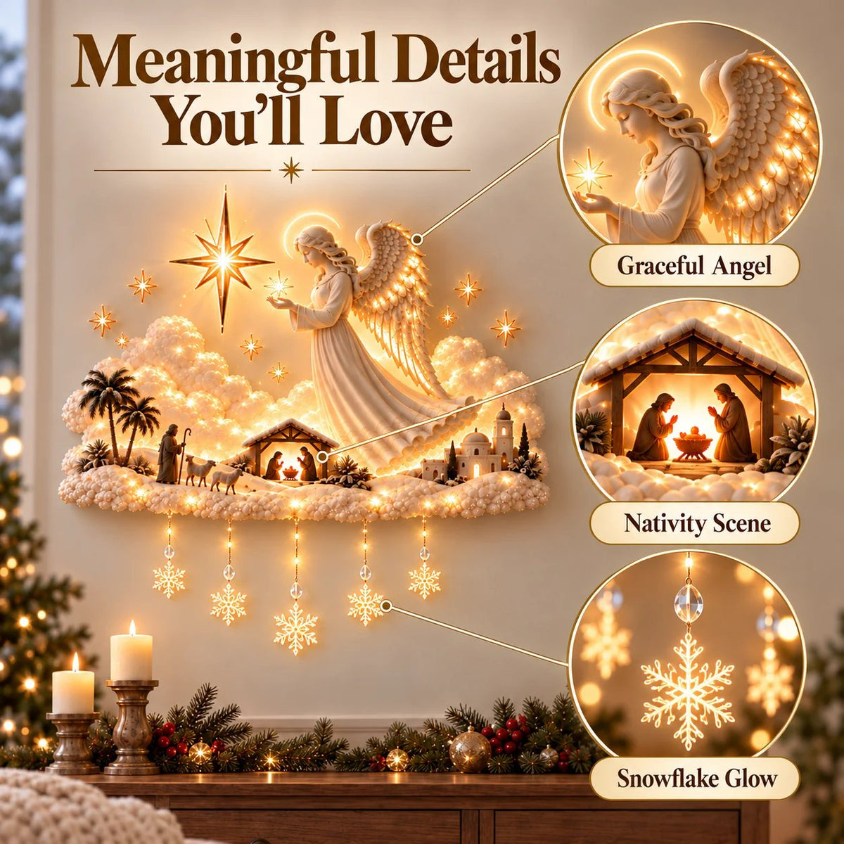 ✨ Christmas Blessing Angel Glow
