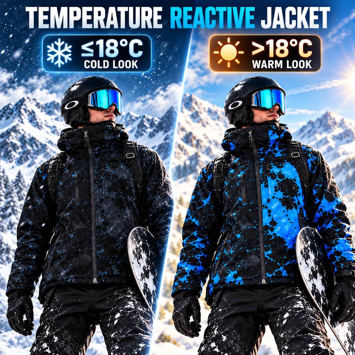 ❄️ The Jacket That Changes When It Snows