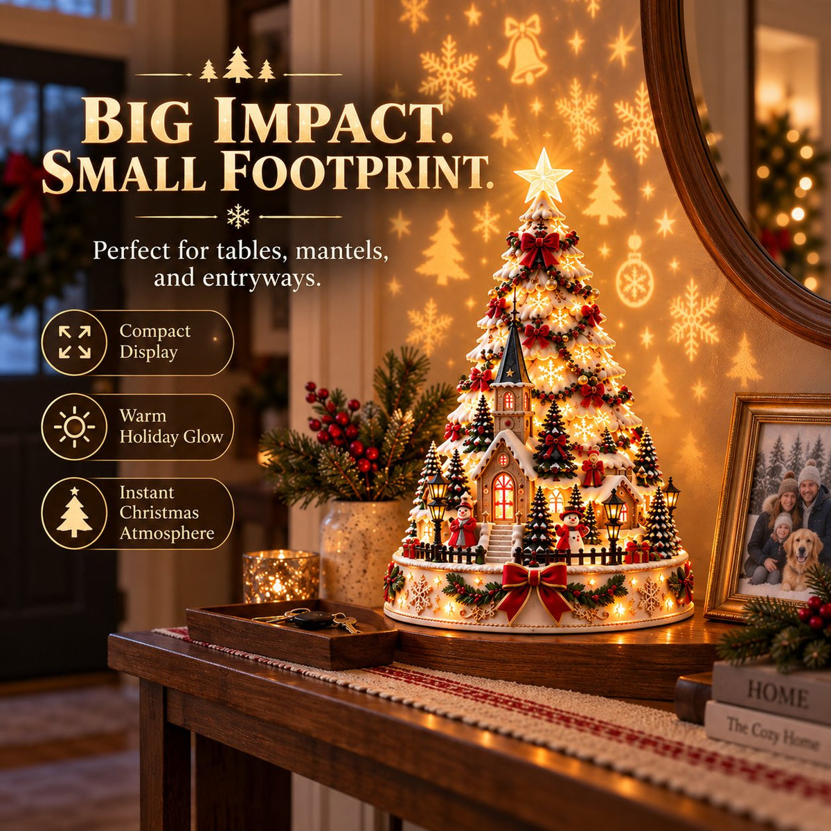 🌟 49% OFF🎄MerryRealm Christmas Village Lightscape Tree