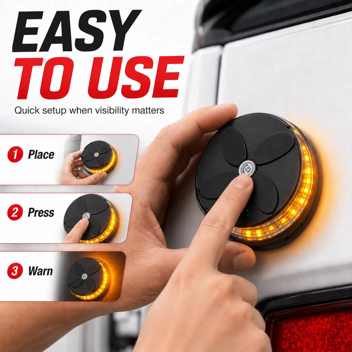 🚛💡 Truck Warning Lights — Enhance Road Safety with Bright & Reliable Visibility!