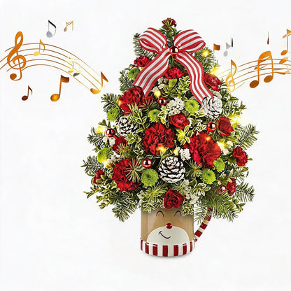 🌲 Pop-Up Christmas Tree Card ✨ Turns Into Freestanding Festive Table Decor