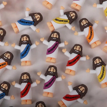 ✝️ Mini Jesus Figurines – Easter Egg Fillers & Faith-Based Party Favors