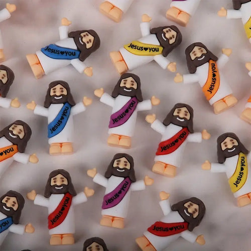 ✝️ Mini Jesus Figurines – Easter Egg Fillers & Faith-Based Party Favors