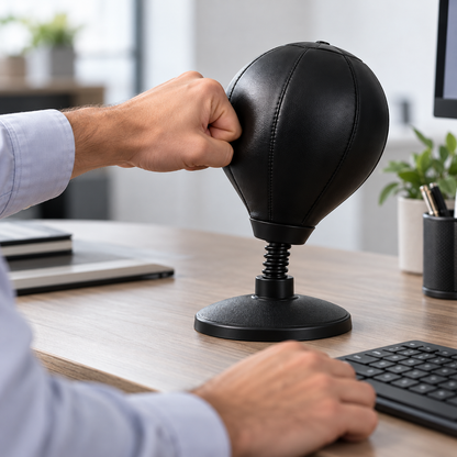 🥊 Bavixa.com™ Desktop Punching Bag – Stress-Busting Desk Toy with Suction Base