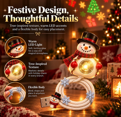 🎄 Plug & Play Christmas Tree Projector – 6 Festive Scenes for Walls & Ceilings ✨