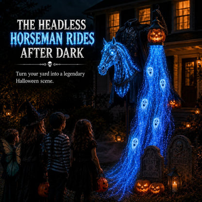 🔥 50% OFF Today Only – 🎃 Animated Headless Horseman Halloween Garden Light | Spooky Outdoor Yard Decoration 💀
