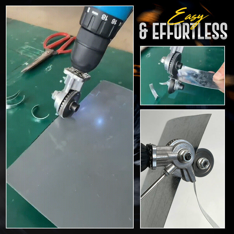 🔥 Metal Nibbler Drill Attachment – Powerful Sheet Metal Cutter for Electric Drills ✂️✨🎯