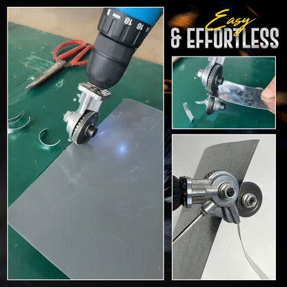 🔥 Metal Nibbler Drill Attachment – Powerful Sheet Metal Cutter for Electric Drills ✂️✨🎯