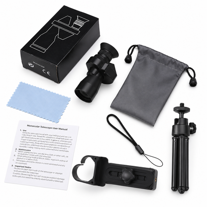 🔥 Last Day 49% OFF 🔭 Mini Monocular Phone Telescope – Pocket Long-Distance Viewer with Adjustable Smartphone Clip