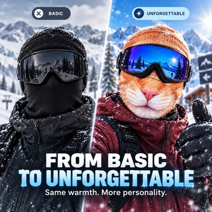 ⏳ 49% OFF – 🦊 Funny Animal Face Ski Mask |The Funniest Winter Balaclava Everyone Will Ask About