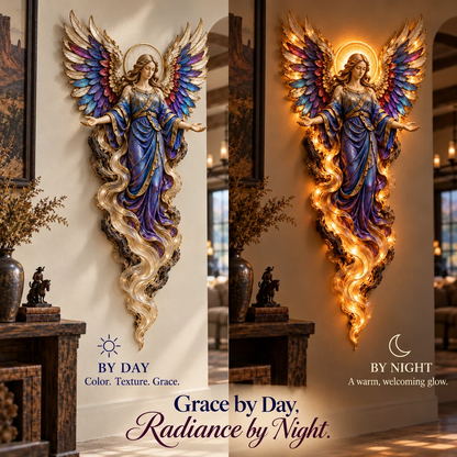 ✨Last Day 45% OFF✝️ Heavenly Radiance™ Lighted Angel Wall Sculpture