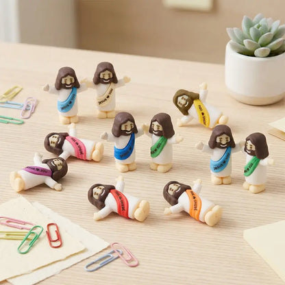 ✝️ Mini Jesus Figurines – Easter Egg Fillers & Faith-Based Party Favors