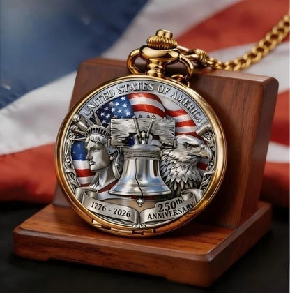 ⏳ ONLY 72 HOURS LEFT: USA 250TH POCKET WATCH — $25.99 ⏳
