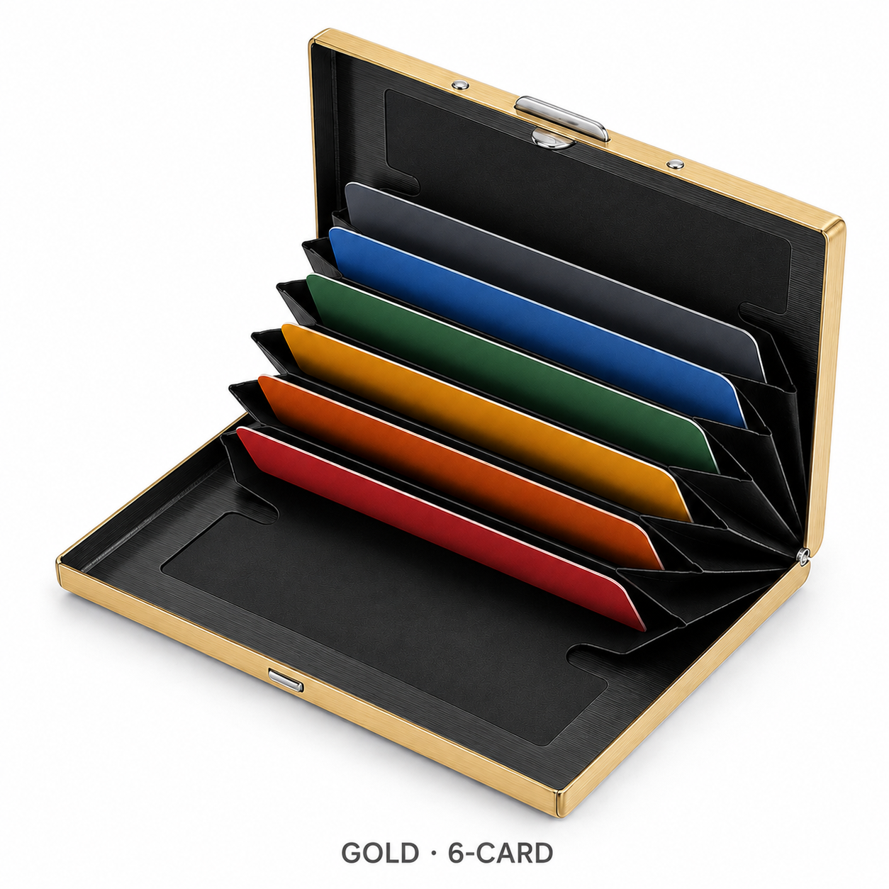 🔥RFID-Blocking Stainless Steel Card Wallet  🔒