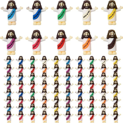 ✝️ Mini Jesus Figurines – Easter Egg Fillers & Faith-Based Party Favors
