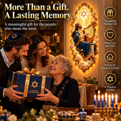 🔥45% OFF🔥Jewish Heritage Illuminated Wall Art – High Priest Inspired Design