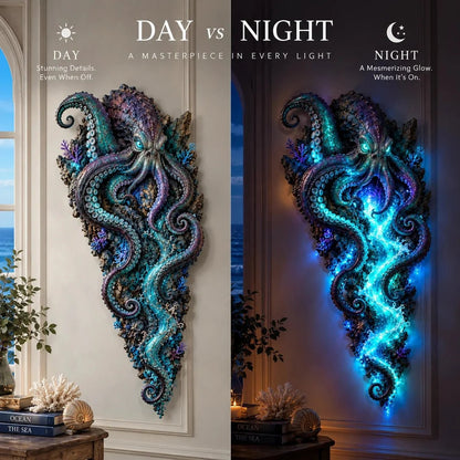 ⏰Limited Stock 49% OFF - 🌊✨ Enchanted Ocean LegendsTM Lighted Wall Décor Collection 🐋🧜‍♀️