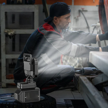 ⏳LIMITED TIME: 50% OFF!💡180° Rotatable LED Work Light – With Dual USB Power Bank Function – Rugged & Cordless – Universal Battery Compatibility – For Garage, Construction & Camping
