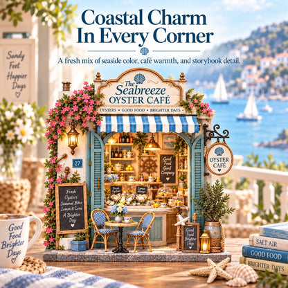 🔥49%OFF🌊🦪 The Seabreeze Oyster Café™-DIY 3D Miniature Coastal Café Kit