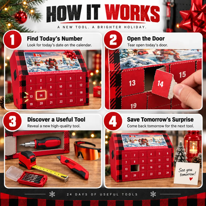 24 Days of Tools Christmas Countdown Gift Set