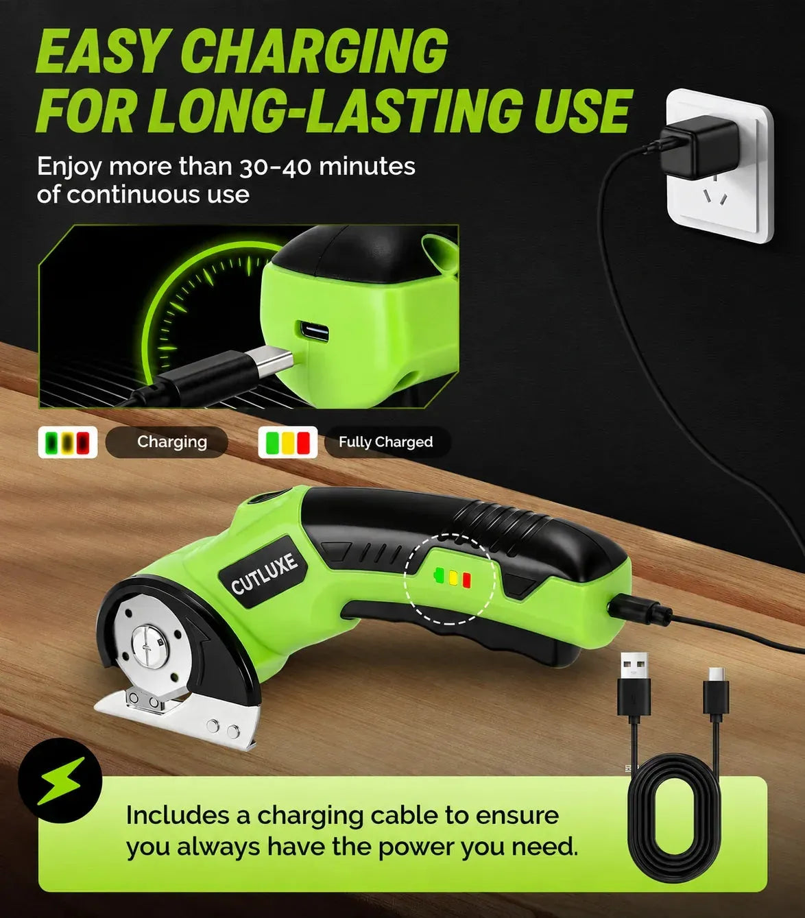 ✂️ Cordless Precision Cutter – Fast, Clean & Easy Cuts 🔥