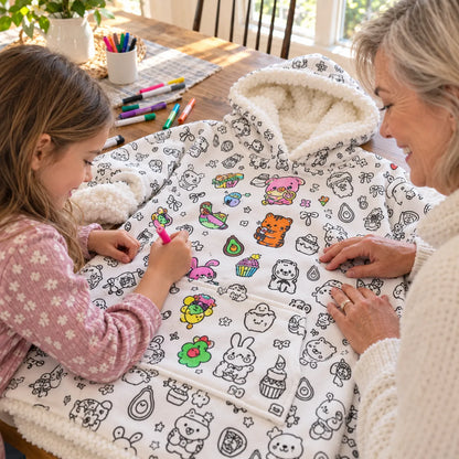 🎨🛌 Doodle Pajamas — Create Your Own Cozy Style & Make Every Night More Fun!