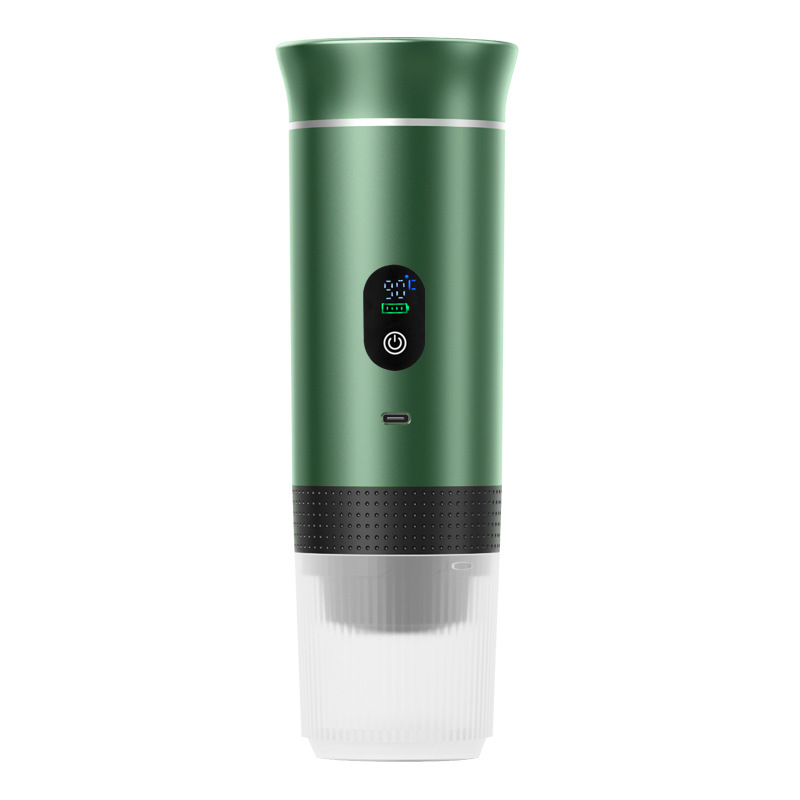 Portable Espresso Coffee Maker – 15-Bar Rechargeable Travel Coffee Machine