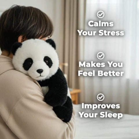 🐼💖 49% OFF Today – Lifelike Cuddle Panda, Soft & Huggable Plush Gift 🎁