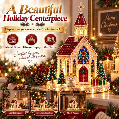 ✨🔥Magical Christmas Village 3D Gem Art DIY Kit
